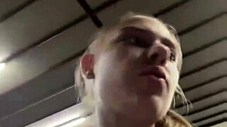 Daring thrill of public outdoor self indulgence