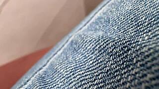 spy her jeans masturbation exploding into orgasm pov