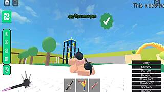 horror girl fucked hard in roblox condo game!