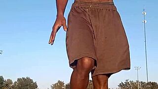 Cute Athletic Brunette Tastes Dorm Air Fitness Workout Homemade