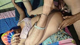 desi indian babe seduces with full night bath sex and ass shaking