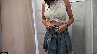 Intense Moaning Shower Sex with Skinny Slut Orgasms