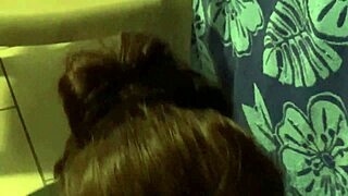 steamy hotel blowjob on monster cock ends in mouthful 💦🍆