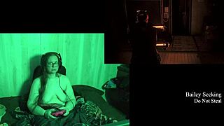 Naked BBW Brunette's Lake House Tits Playthrough