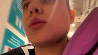 daring public blowjob shocks onlookers in outdoor thrill