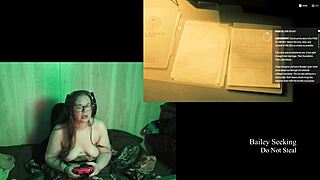 Naked BBW Brunette's Lake House Tits Playthrough