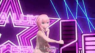 megurine luka nude mod reveals big ass tits goddess