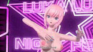 megurine luka nude mod reveals big ass tits goddess