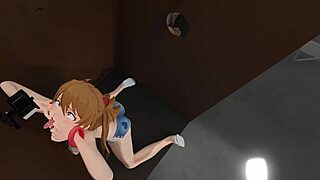 Young Amateur Teen Gloryhole Blowjob Ends in Big Tits Cumshot Facial