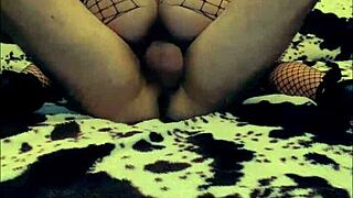 Slender Wife Seduces Husband into Lingerie-Clad Homemade Cowgirl Rides