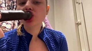 daring public blowjob shocks onlookers in outdoor thrill