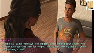 Blonde big-ass big-tits milf wife dives into erotic homemade game