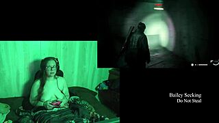 Naked BBW Brunette's Lake House Tits Playthrough