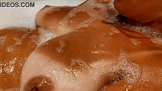 wanna see tanned big tits babe play with wet pussy?