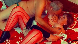 Granny Carmen Screams Christmas Dildos Make Me Need To Fuck!