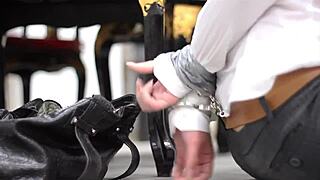 police girl bound choked and gagged in intense sex tape