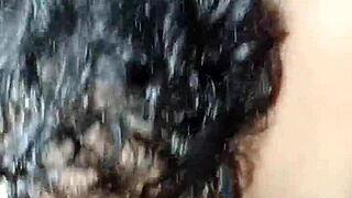 Hairy Latina Amateur Deepthroats for Homemade Facial Cumshot Load