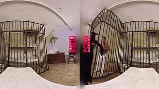 bare witch cosplay brunette gets anal assfucked in vr