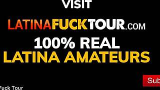 fiery latina college babe deepthroats monster cock outdoors rough pounding