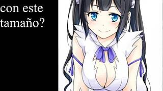 Hestia Gives Steamy Spanish Jerk Off Instructions