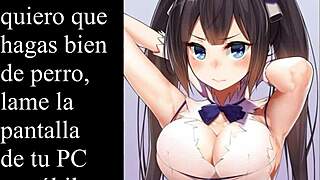 Hestia Gives Steamy Spanish Jerk Off Instructions