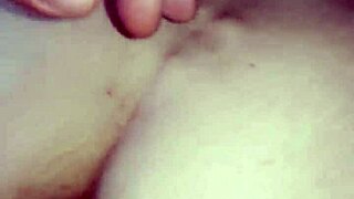 amateur couple shares intense close-up threesome action