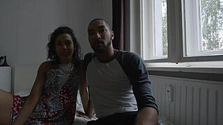 blindfolded val submits to james' monster cock pounding in lustery bondage orgasm fest