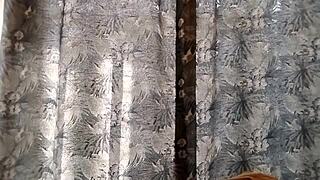 hey, check out the sexy neighbor from our balcony