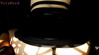 Vity hard masturbates her latina pussy until explosive cumshot