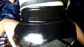 Vity hard masturbates her latina pussy until explosive cumshot