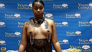 Bound Ebony Milf Assfucked in BDSM Squirting Orgasm Session.