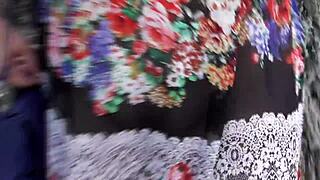 wanna see this hairy mature flash pussy outdoors?