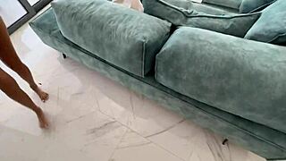 Hey, watch tall brunette teen masturbate with toys before huge creampie