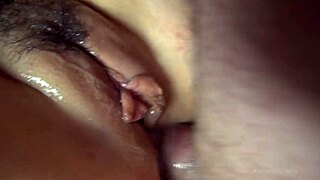 Monster cock slams tight ass close-up then jerks cum until squirting explosion