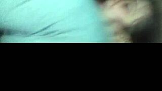 veronica spreads legs. amateur pussy filled with hot cream.