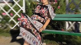 wanna see this hairy mature flash pussy outdoors?