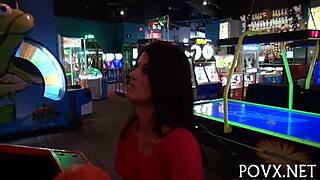 couple's teen babe drops to knees for intense outdoor blowjob and hardcore pounding