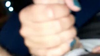 sexy teen girlfriend drools over boyfriend's throbbing cock during amateur fuck session