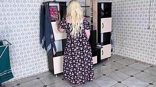 beautiful milf ass impaled deep on young stud's throbbing cock