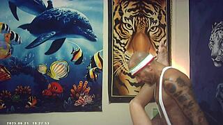 behind the scenes asian babe battles italian machine pornstar champ + intergender clash! 🔥👊