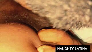 milf creampie threesome with horny neighbor