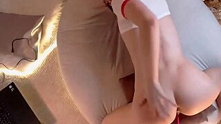 cute cam teen teases with dildo vibrator playtime