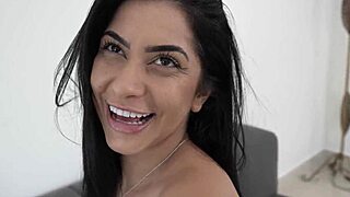 Skinny Brazilian brunette uni girl takes anal creampie from lp productions 🍑💦