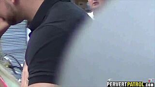 i catch this couple fucking wildly through the window