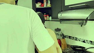 mia montielth punished hard by boss fucking her big ass in kitchen