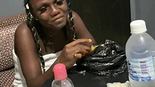 angela's first missionary ride on massive african king in intense afrobang debut