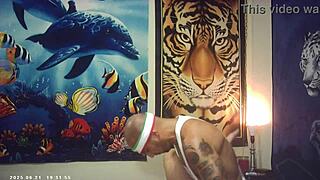 behind the scenes asian babe battles italian machine pornstar champ + intergender clash! 🔥👊