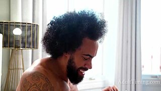 Latina Nuru Masseuse Rides Big Cock in Sensual Outdoor Session