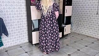 beautiful milf ass impaled deep on young stud's throbbing cock