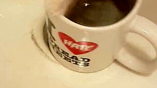 onetidyguy scrubs the grimy cup spotless